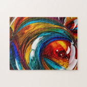 Glasgolf - legpuzzel (Horizontaal)