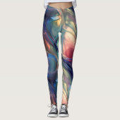 Glasgolven Abstract Leggings (Voorkant)