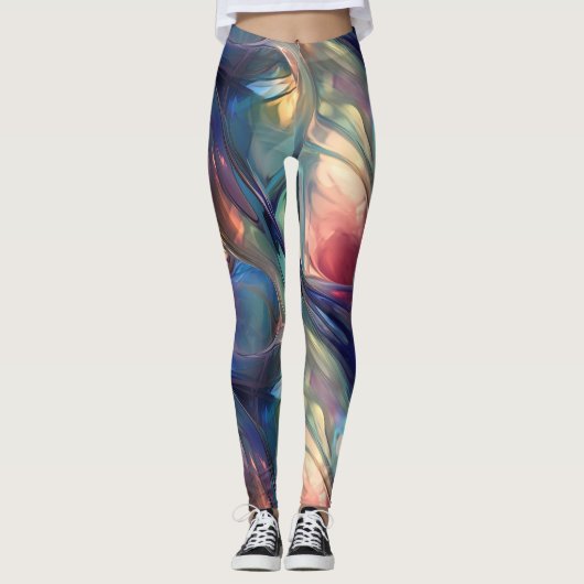 Glasgolven Abstract Leggings (Voorkant)