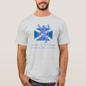 Glasgow Auchenshuggle Scottish Independence T-shir T-shirt (Voorkant)