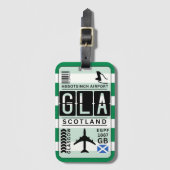 Glasgow Bagagelabel (Voorkant (verticaal))