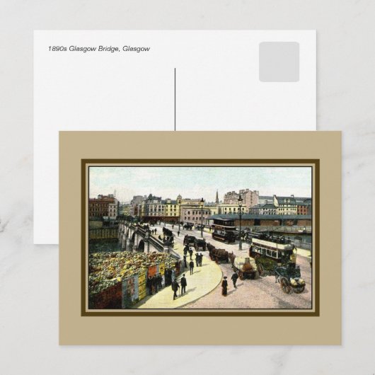  Glasgow Bridge Glasgow Schotland Briefkaart (Voorkant / Achterkant)