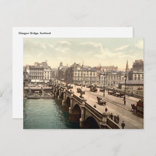 Glasgow Bridge, Glasgow, Schotland Briefkaart (Voorkant / Achterkant)