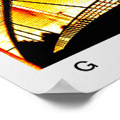 Glasgow Bridge Poster (Hoek)