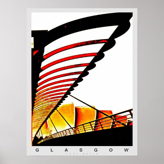 Glasgow Bridge Poster (Voorkant)