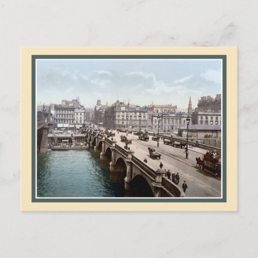  Glasgow Bridge Schotland foto van de jaren '90 Briefkaart (Voorkant)