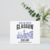Glasgow Briefkaart (Staand voorkant)