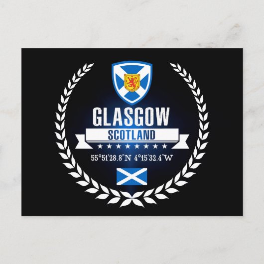 Glasgow Briefkaart (Voorkant)