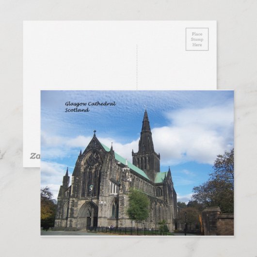 GLASGOW CATHDRAL - Schotland Briefkaart (Voorkant / Achterkant)