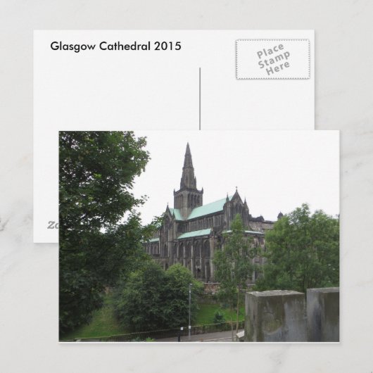 Glasgow Cathedral Briefkaart (Voorkant / Achterkant)
