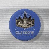 Glasgow City Chambers Ronde Button 3,2 Cm
