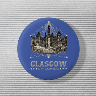 Glasgow City Chambers Ronde Button 3,2 Cm