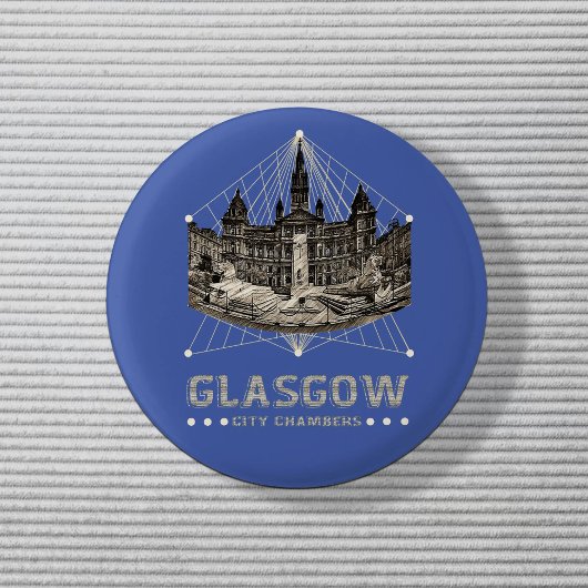 Glasgow City Chambers Ronde Button 3,2 Cm