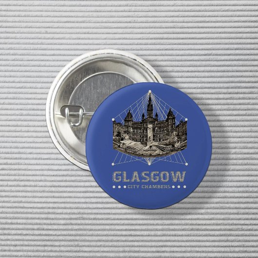 Glasgow City Chambers Ronde Button 3,2 Cm