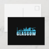 Glasgow City Cityscape Skyline Trip Funny Gift Briefkaart (Voorkant / Achterkant)