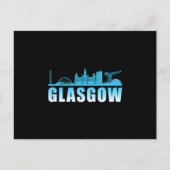 Glasgow City Cityscape Skyline Trip Funny Gift Briefkaart (Voorkant)