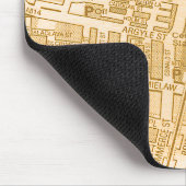 Glasgow City Map Mousepad Muismat (Hoek)