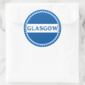 Glasgow City Pride Embleem – Schotse identiteit Ronde Sticker (Tas)