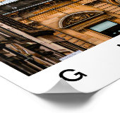 Glasgow City scene Poster (Hoek)