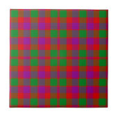 Glasgow Clan Hunting Tartan Plaid Tegeltje (Voorkant)