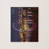 Glasgow Clyde Arc bij nacht Legpuzzel (Verticaal)