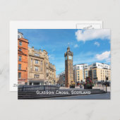 Glasgow Cross, Schotland Briefkaart (Voorkant / Achterkant)