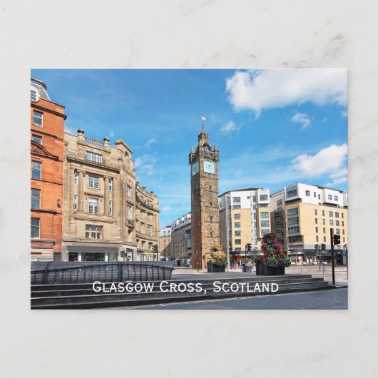 Glasgow Cross, Schotland Briefkaart (Voorkant)
