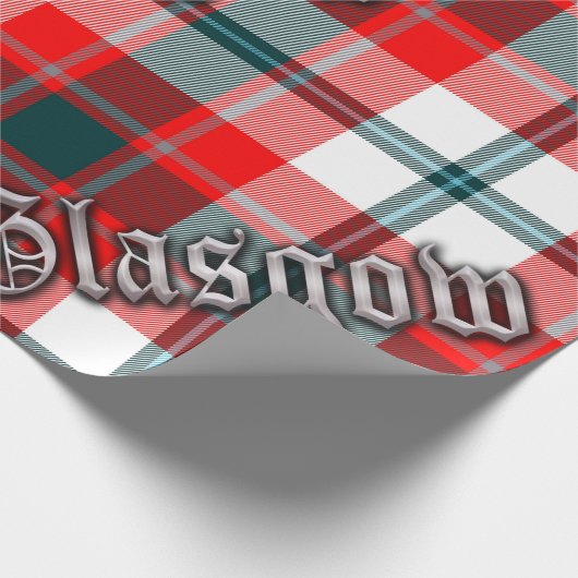 Glasgow District Tartan Cadeaupapier (Hoek)