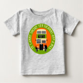  Glasgow Double-decker bus Baby T-Shirt (Voorkant)