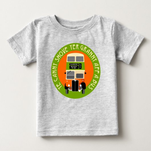 Glasgow Double-decker bus Baby T-Shirt (Voorkant)