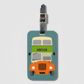  Glasgow Double Decker-bus Bagagelabel (Voorkant (verticaal))