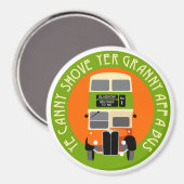  Glasgow Double-decker bus Magnet (Voorkant / Achterkant)