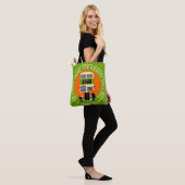  Glasgow Dubbeldekker canvas tas (Op model)