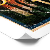 Glasgow en tramlijnen in de omgeving poster (Hoek)