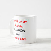 glasgow fan, loyal koffiemok (Voorkant links)