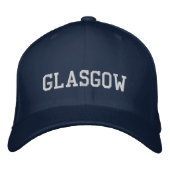 Glasgow Geborduurde Hoed Pet (Voorkant)