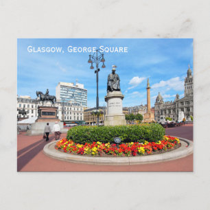 Glasgow, George Square, Schotland Briefkaart