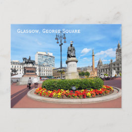 Glasgow, George Square, Schotland Briefkaart