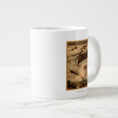 Glasgow Hot Air ballon Circus Theater Poster Grote Koffiekop (Voorkant rechts)