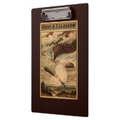 Glasgow Hot Air ballon Circus Theater Poster Klembord (Links)