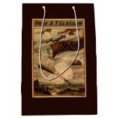 Glasgow Hot Air ballon Circus Theater Poster Medium Cadeauzakje (Voorkant)