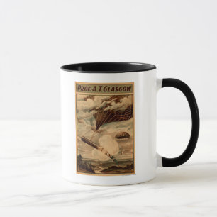 Glasgow Hot Air ballon Circus Theater Poster Mok