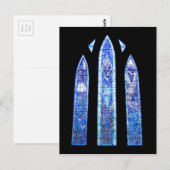 Glasgow kathedraal kerkvenster briefkaart (Voorkant / Achterkant)