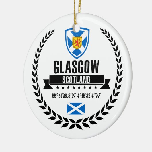 Glasgow Keramisch Ornament (Links)