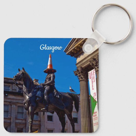 Glasgow Keyring Sleutelhanger (Achterkant)
