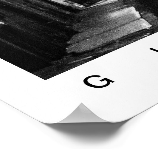 Glasgow Lane Poster (Hoek)