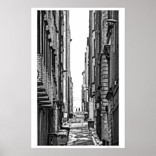 Glasgow Lane Poster (Voorkant)