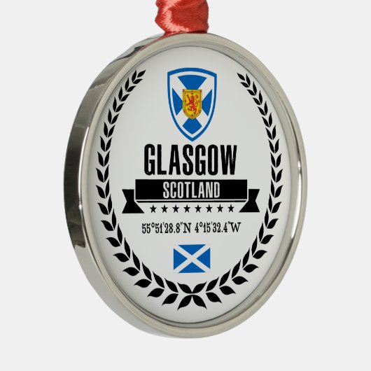 Glasgow Metalen Ornament (Rechts)