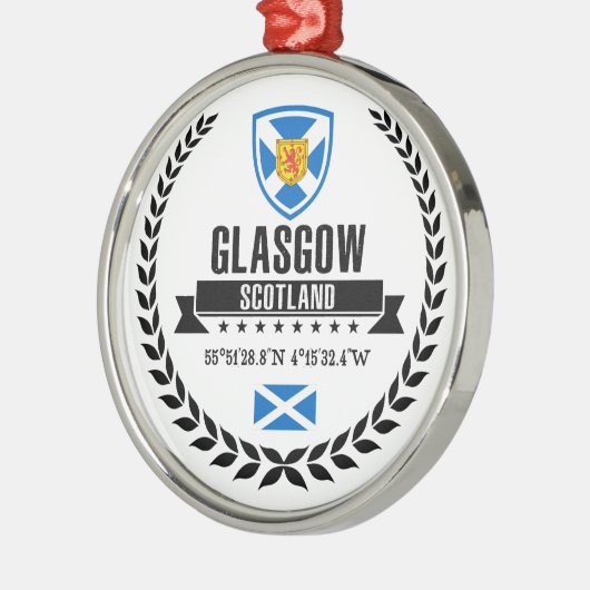 Glasgow Metalen Ornament (Links)