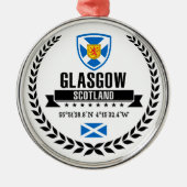 Glasgow Metalen Ornament (Voorkant)